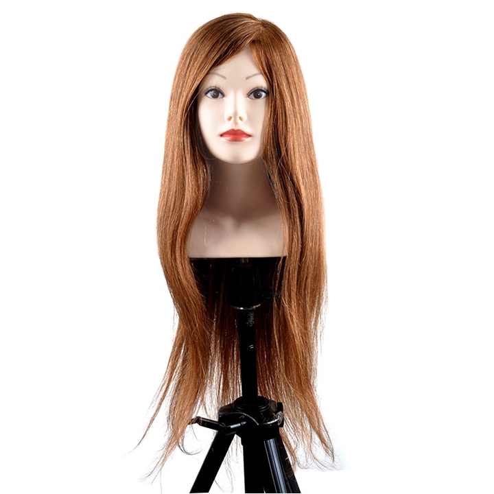 8-24Inches Female Human Hair Doll Manikies Wholesale Mannequin With Hair Barber Mannequin Training Head Mannequins